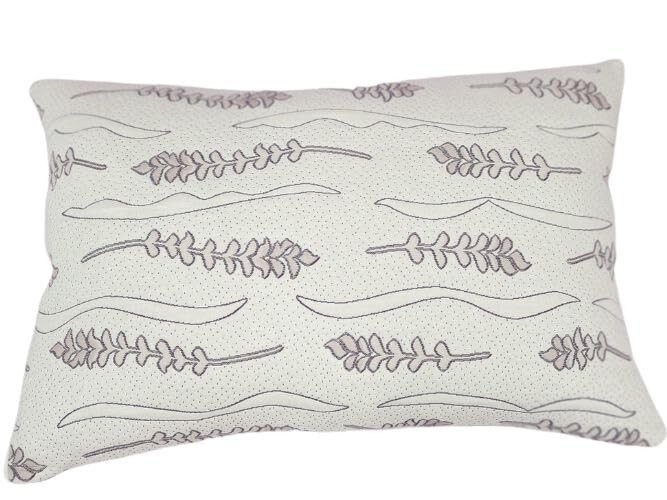 Lavender Luxury Shredded Gel Memory Foam Pillow Made in USA