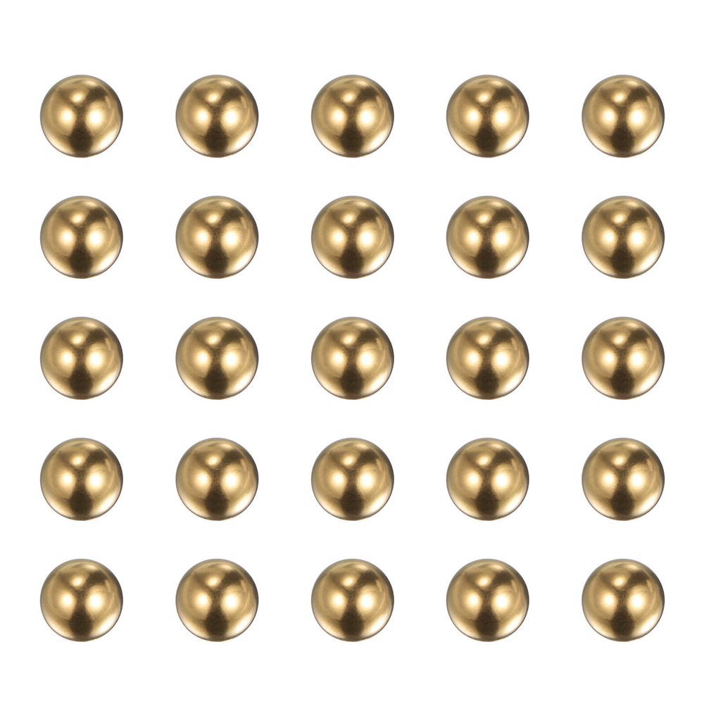 80pcs 5mm Precision Solid Brass Bearing Balls for Bearings Valves Decoration