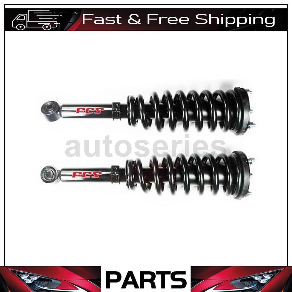 2 Complete Loaded Strut Coil Springs For Kia Sorento 2009 2008 2007