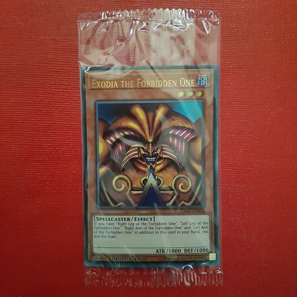Yugioh Exodia The Forbidden One LART-EN004 Limited Edition Sealed Card