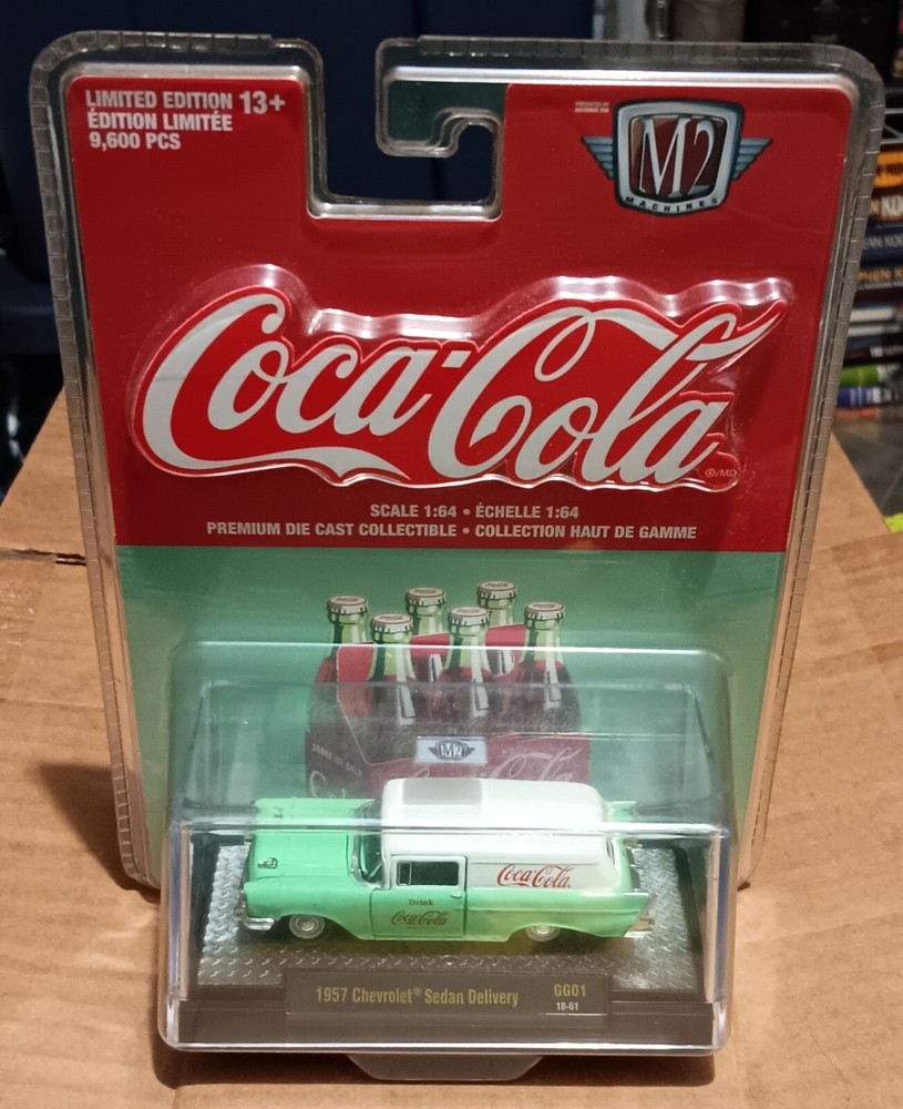 M2 Machines - Coca-Cola 1957 Chevrolet Sedan Delivery - 9,600 Pcs - Near Mint NM
