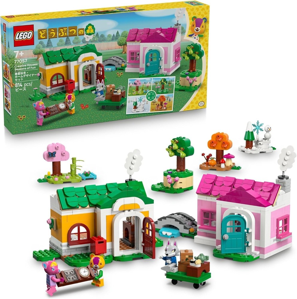 LEGO Animal Crossing: Creative Houses: Seasons of Fun Home Designer Set 77057