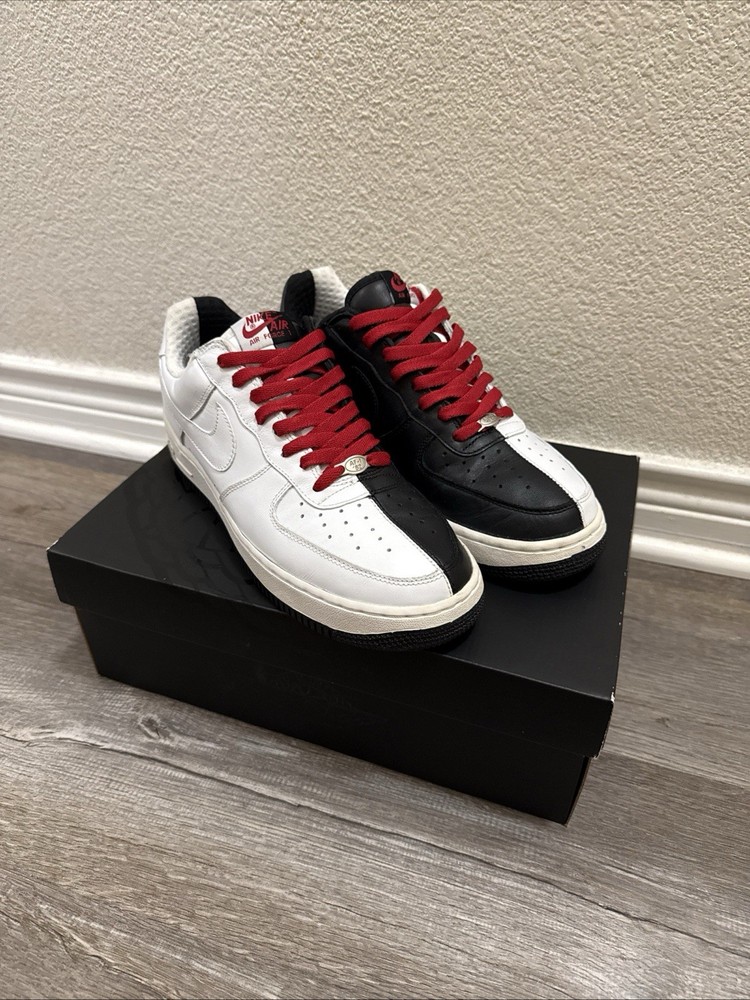 Nike Air Force 1 Low Premium Scarface Men’s Size 9.5 2006 Black/White Split–Rare