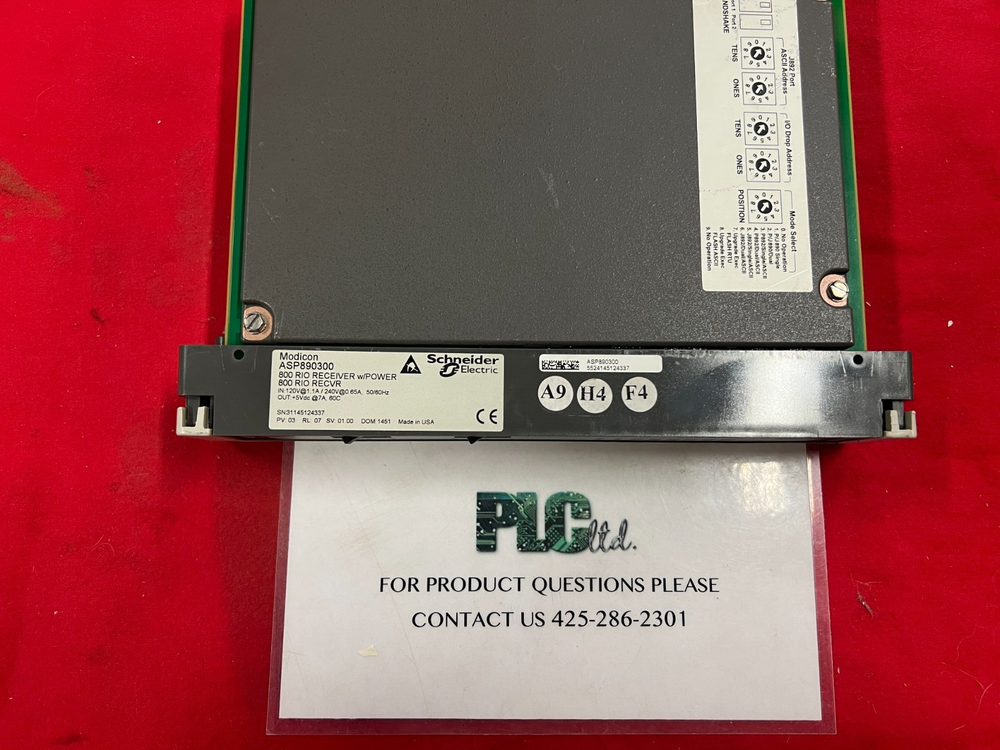 ASP890300 EXCELLENT TESTED Modicon Slot Mount Power Supply AS-P890-300