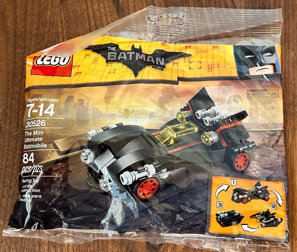 LEGO Batman Movie The Mini Ultimate Batmobile 30526 Set New Sealed Retired Bag