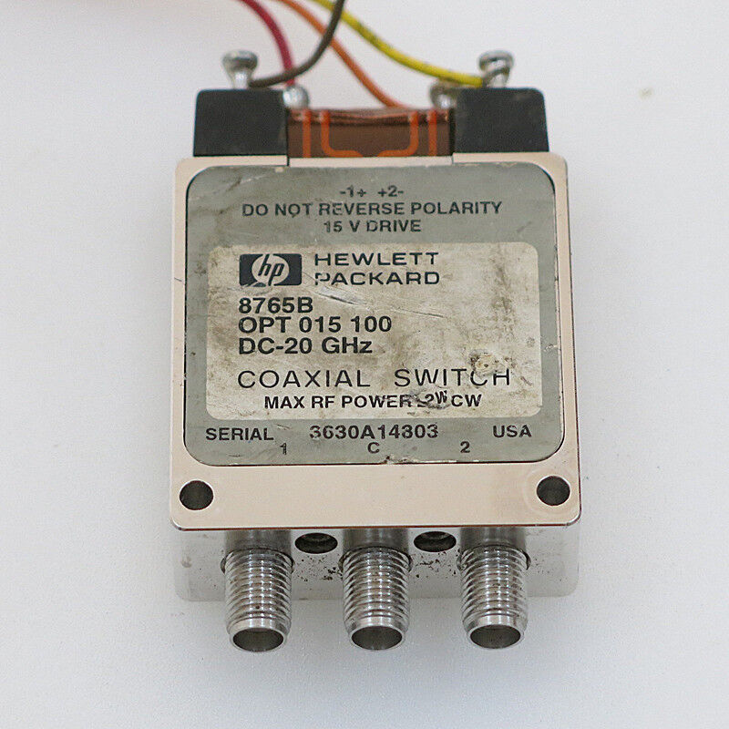 1 PC / 8765B 20GHz 15V RF Coaxial SPDT Switch #F7