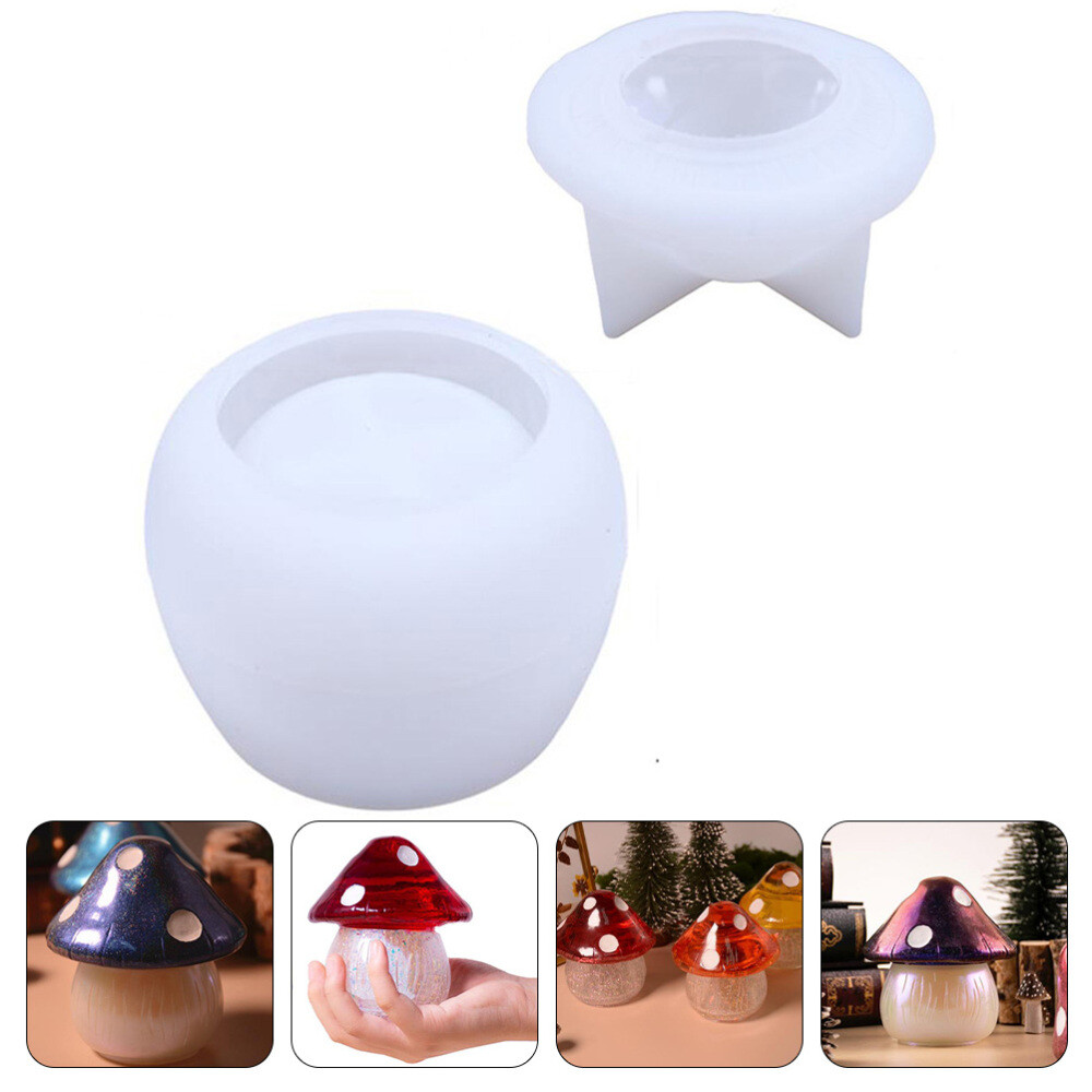 Casting Mushroom Jar DIY Silicone Mushroom DIY Supplies Mushroom Shape Silicone
