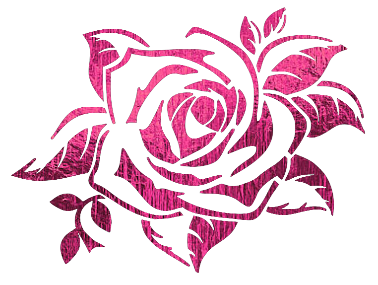 DETAILED ROSE Stencil Bush Flower Garden Leaves Floral 8 x 10 Sheet S640