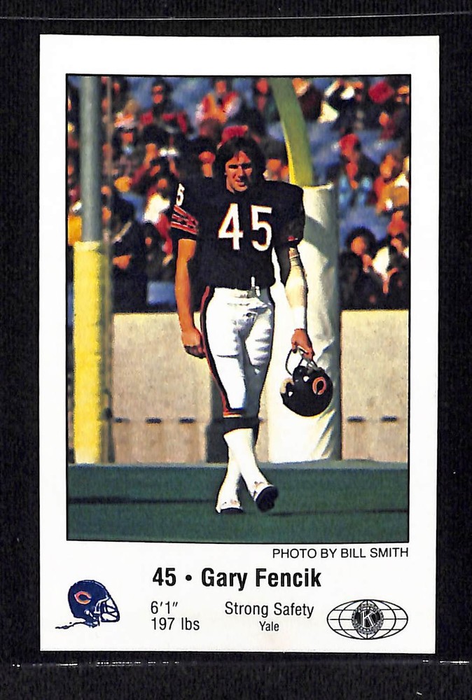 1981 Chicago Bears Police #NNO Gary Fencik - NM/MT+ Set Break!