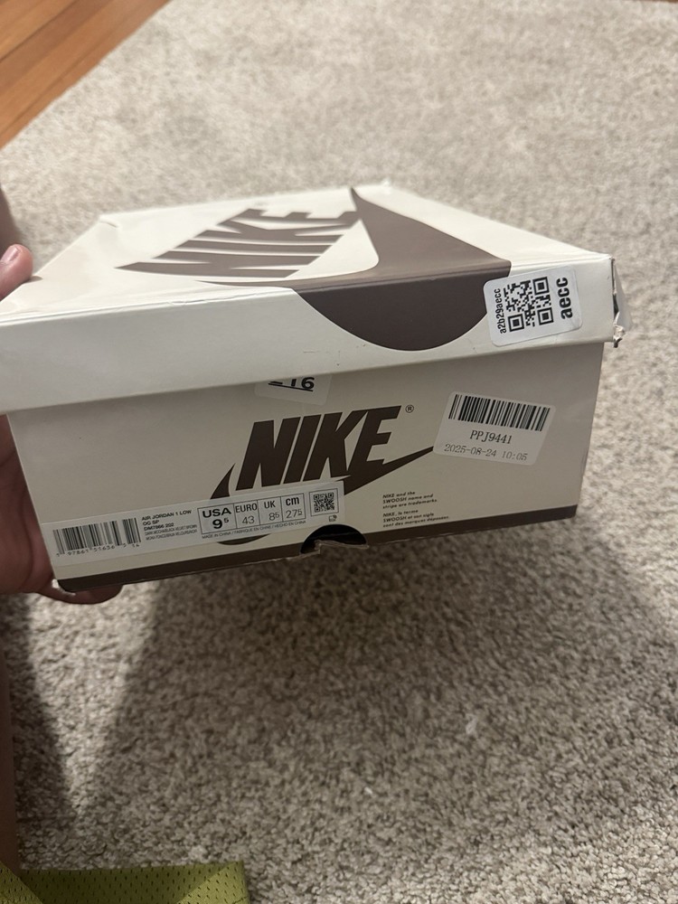 Jordan Travis Scott Air Jordan 1 Low Brand New! With Proof Of Purchase.