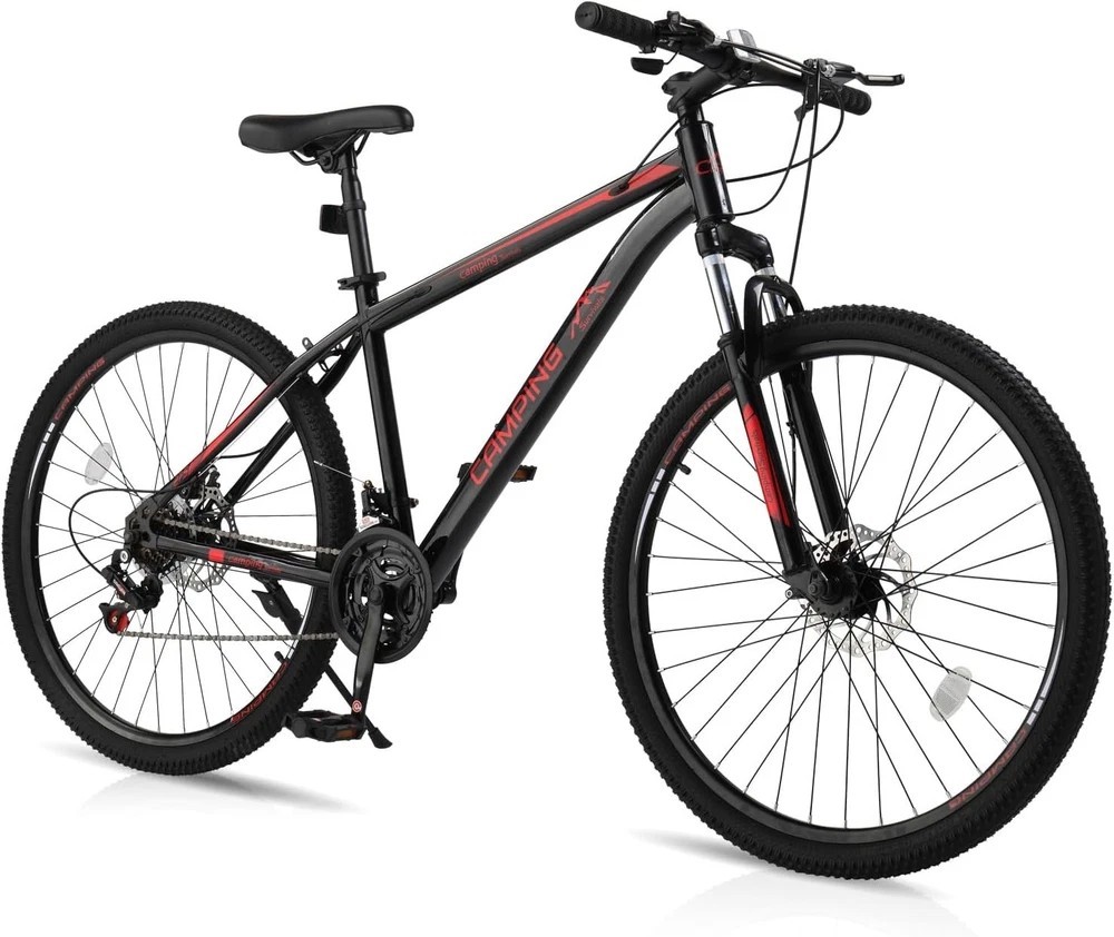 27.5 Inch Mountain Bike for Men and Women 21-Speed Dual Suspension Adult Bicycle