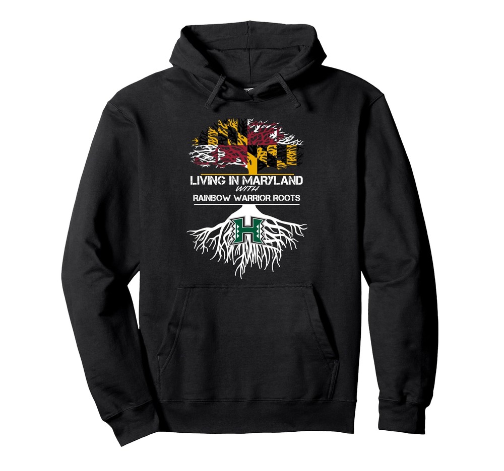 Hawaii Rainbow Warriors Living Roots Maryland Pullover Hoodie
