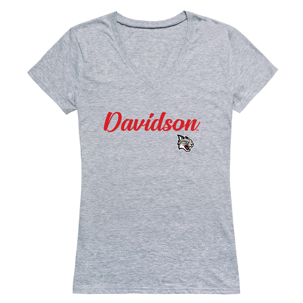Davidson College Wildcats NCAA Women's Script Tee T-Shirt