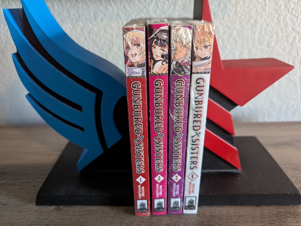 GUNBURED × SISTERS Vol 1-4 Complete English Manga Set - New Wataru Mitogawa