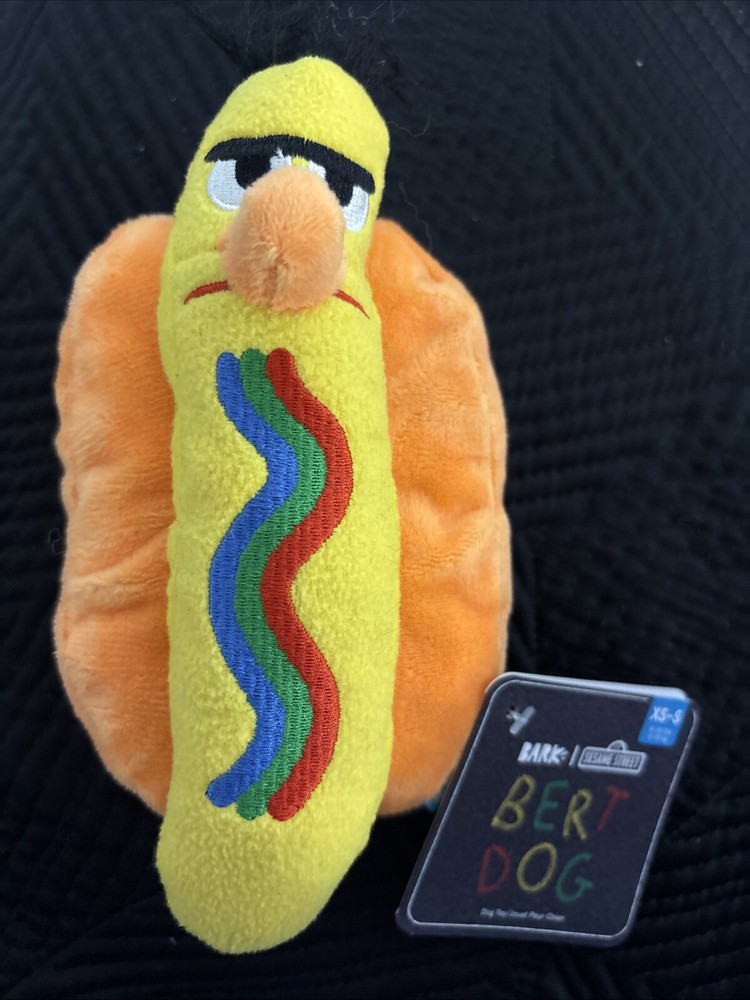 BARK Dog Toy Sesame Street Bert Dog XS-S NEW