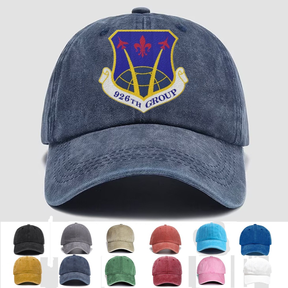 Custom Personalization Embroidered Hat 926th Wing, Veteran Cap, Trucker Hat,Gift