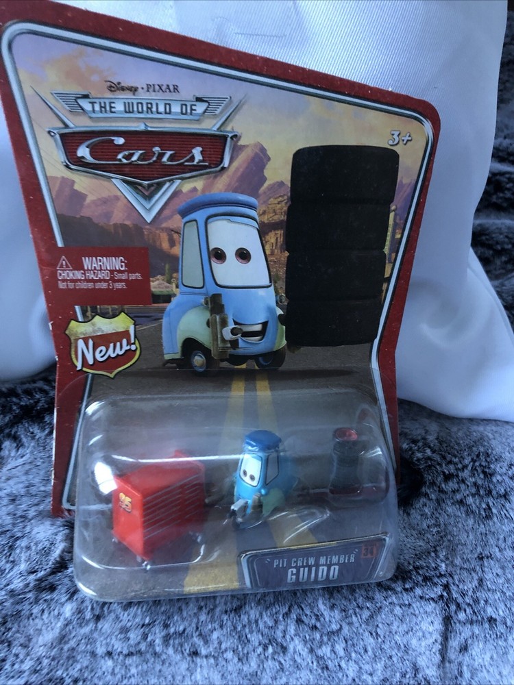 Disney Pixar Cars The World Of Cars Pit Crew Member Guido . NIP.