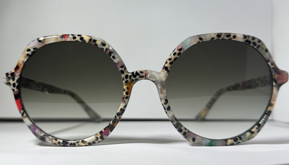 KREWE Sophia Poppy Round Oversized Sunglasses