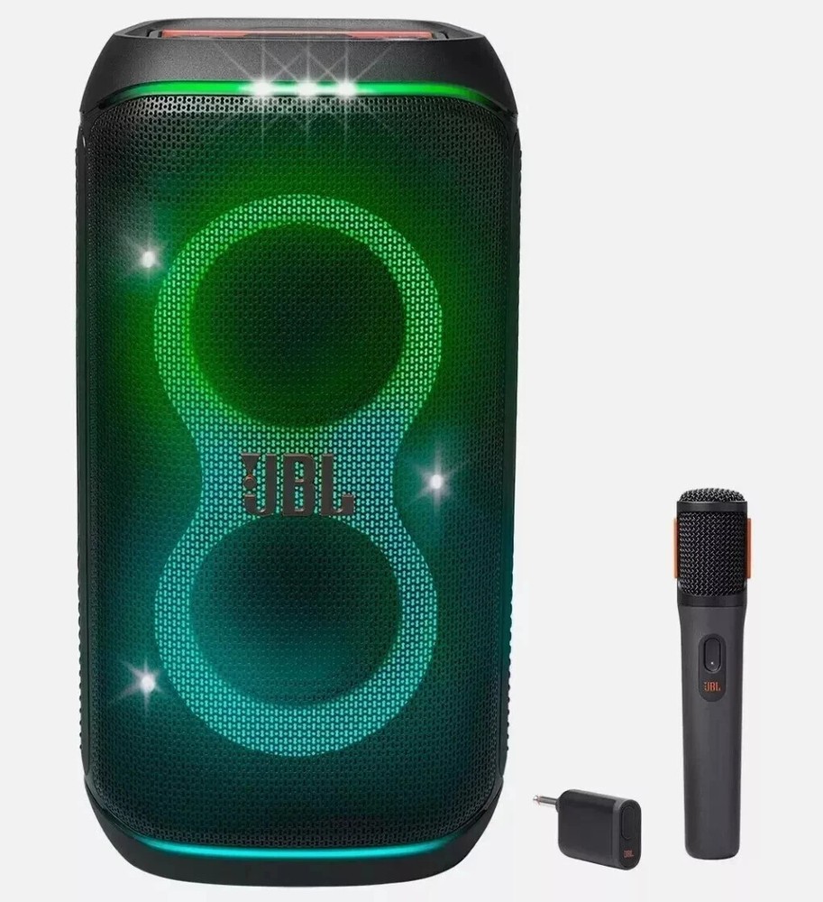 JBL PartyBox Club 120 Portable Splashproof Bluetooth Speaker 160W with Mic