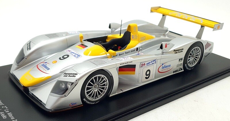 Spark 1/18 Scale 18S838 - Audi R8 2nd Le Mans 24H 2000 #9 L.Aiello