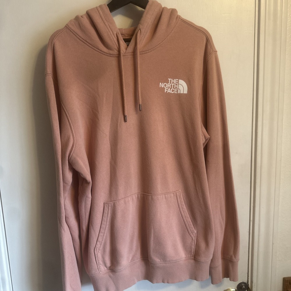The North Face Men’s Large Pink Logo Pullover Hoodie