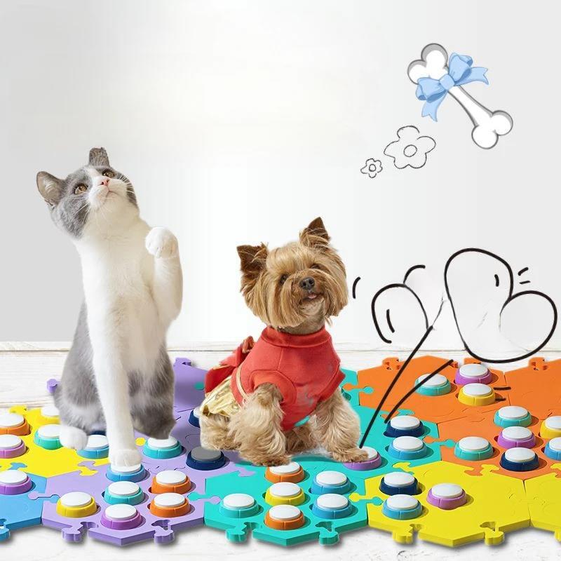 Cats Dogs Talk Button Communication Voice Recorder Training Ringing Voices Toys,