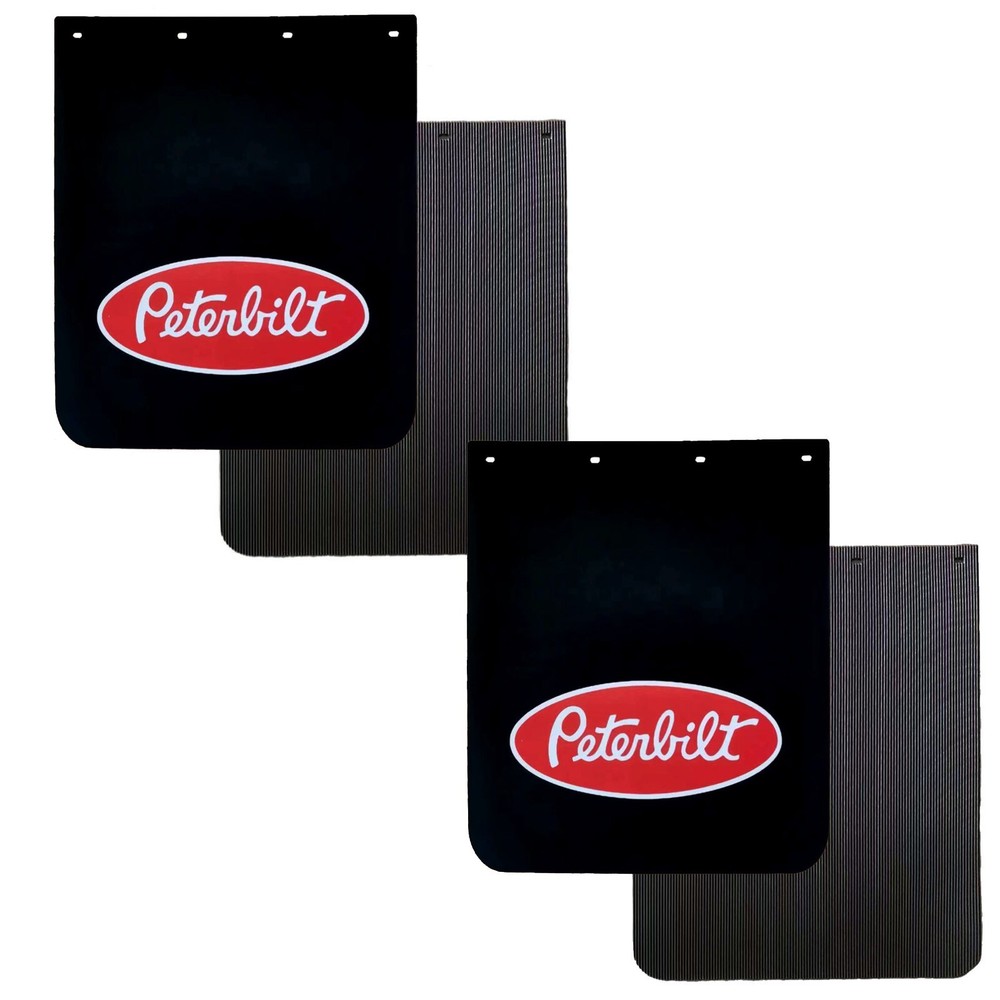 24x30 Semi Truck Mud Flaps PVC Polymer Tractor Trailer Mudflaps 2 Pairs