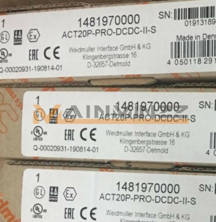 ONE NEW Weidmuller 1481970000 ACT20P-PRO-DCDC-II-S Analog Signal Isolator