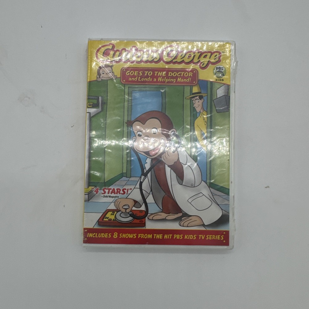 Curious George Visits the Doctor and Helps Out 2008 DVD New