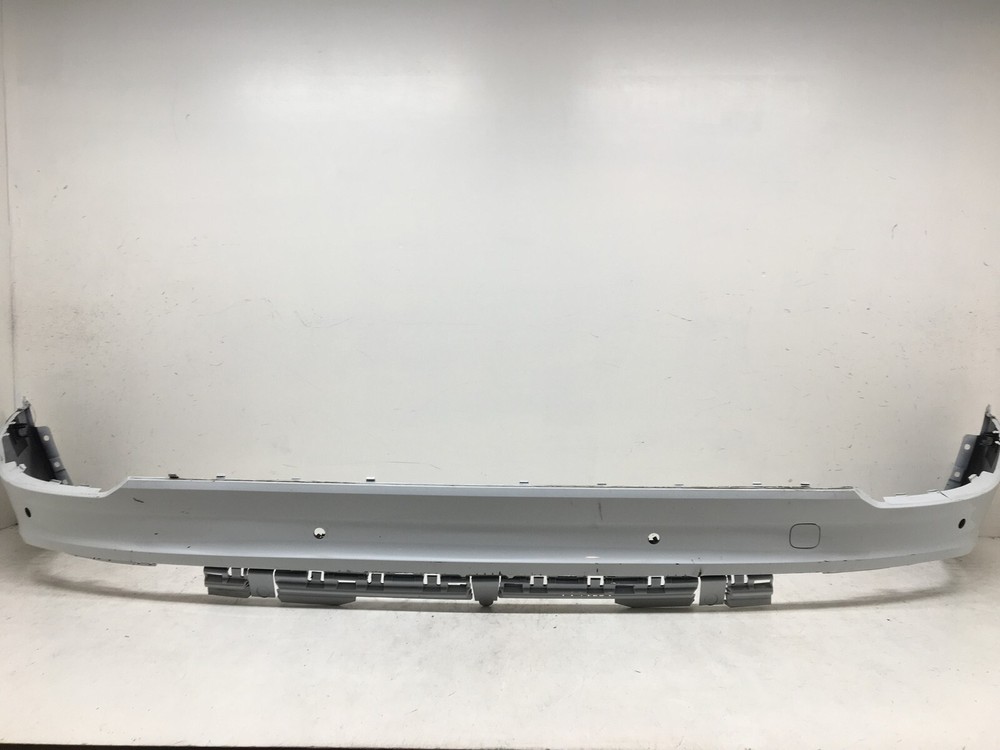 Rear Lower Bumper Cover Audi Q7 Premium Plus Prestige w/Sensor Holes 2017 OEM