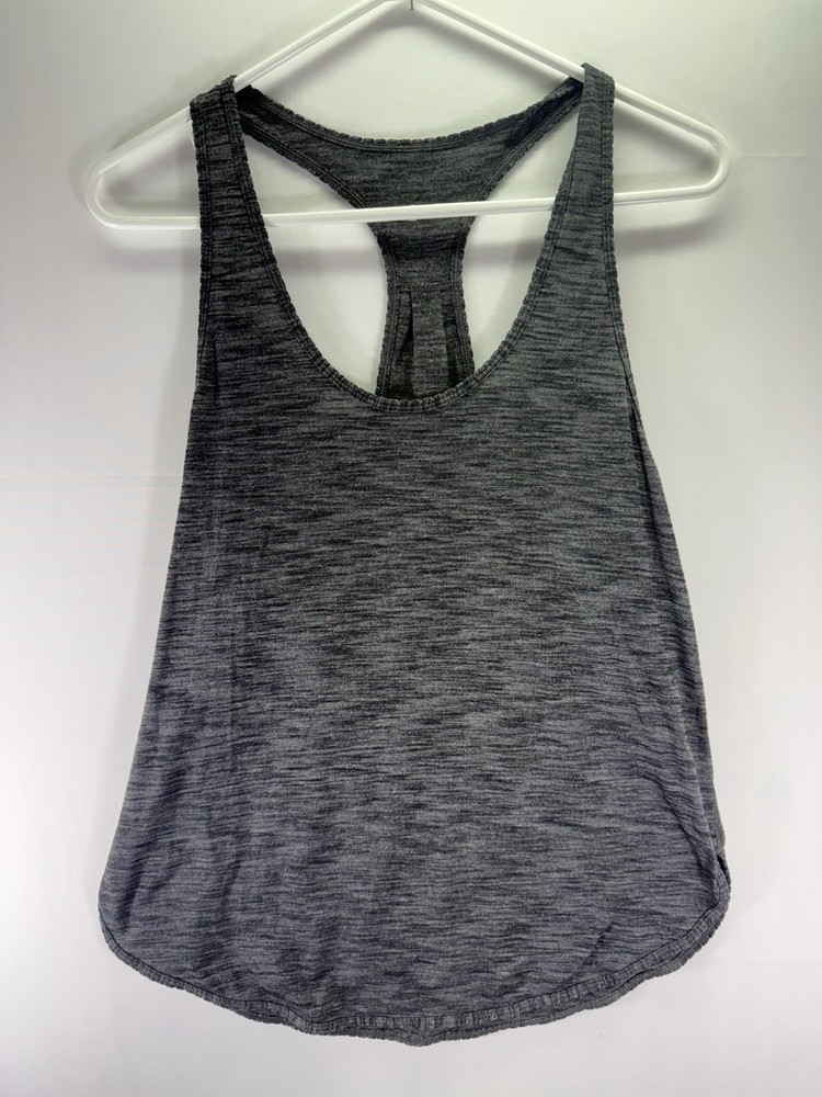 Lululemon Racer Back Tank Top Women's NO/TAG Heathered Gray