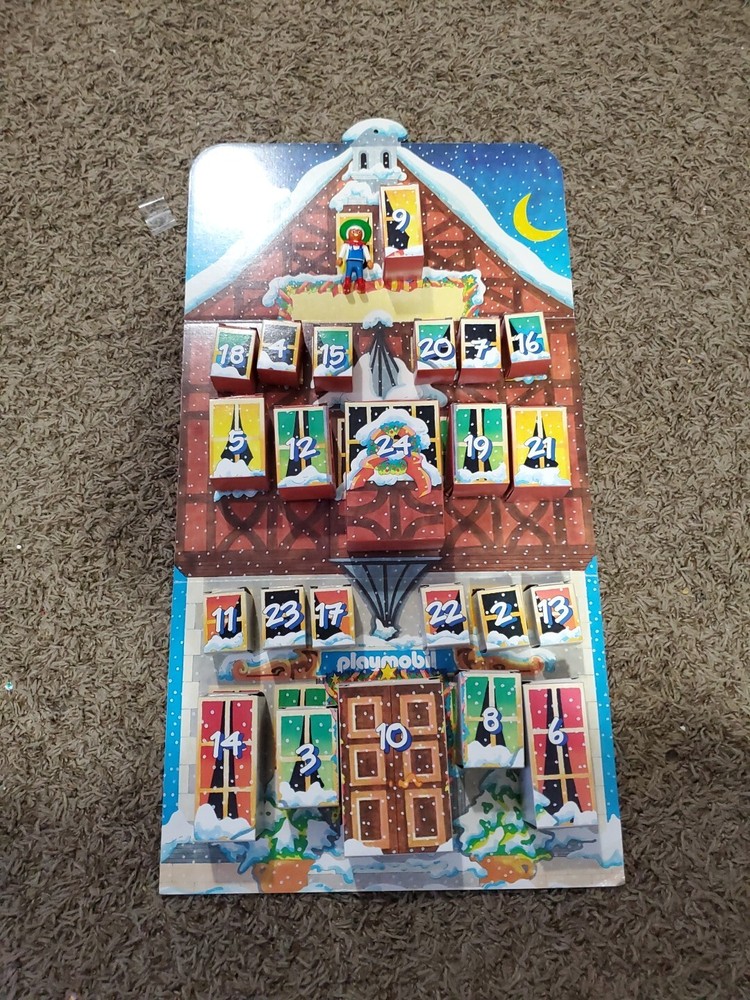 Playmobil Calendario de Adviento 1997 3974 Taller de Papá Noel Cuenta Regresiva de Navidad por favor leer