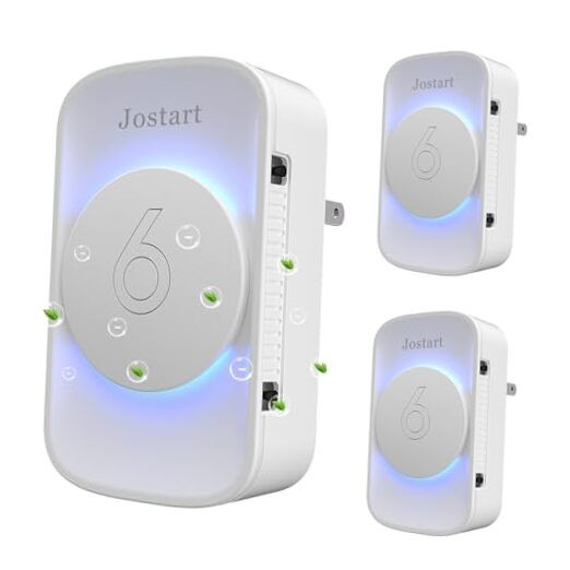 - Air Ionizers (3 Pack）- Plug In Air Purifier for Home,Quiet Air Freshener for