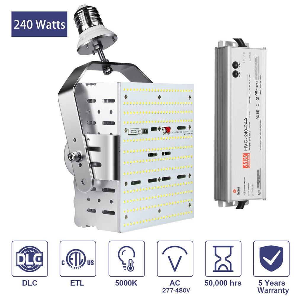 240W LED Retrofit Kit for Parking Lot, Station, Billboard AC480V 5000K Cool White