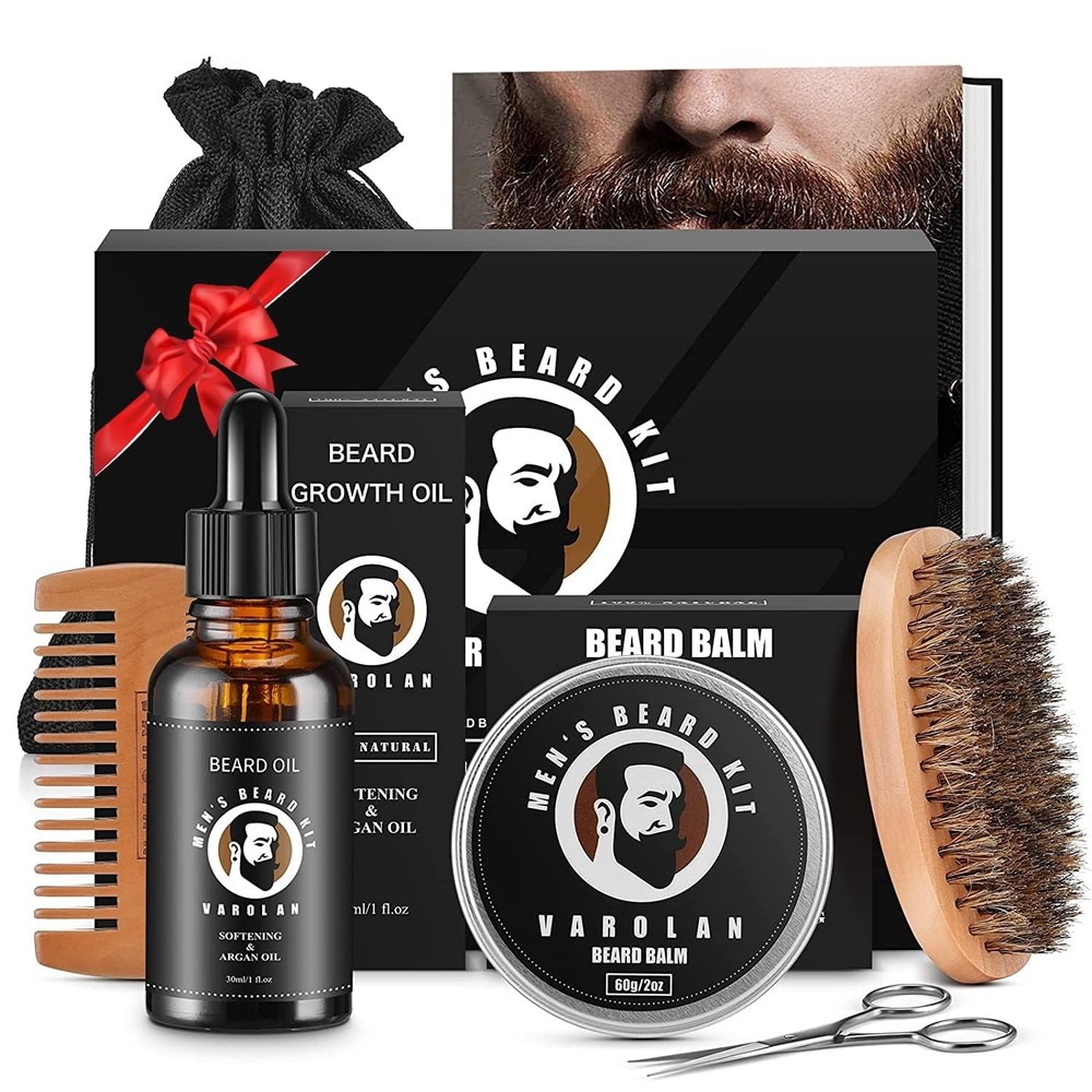 Varolan Birthday Gifts for Men, Mens Gifts, Unique Beard Care Kit Men...