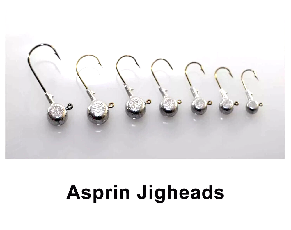 JIGHEADS ASP1RIN  Jig Flys tying pike perch zander bass fishing lures