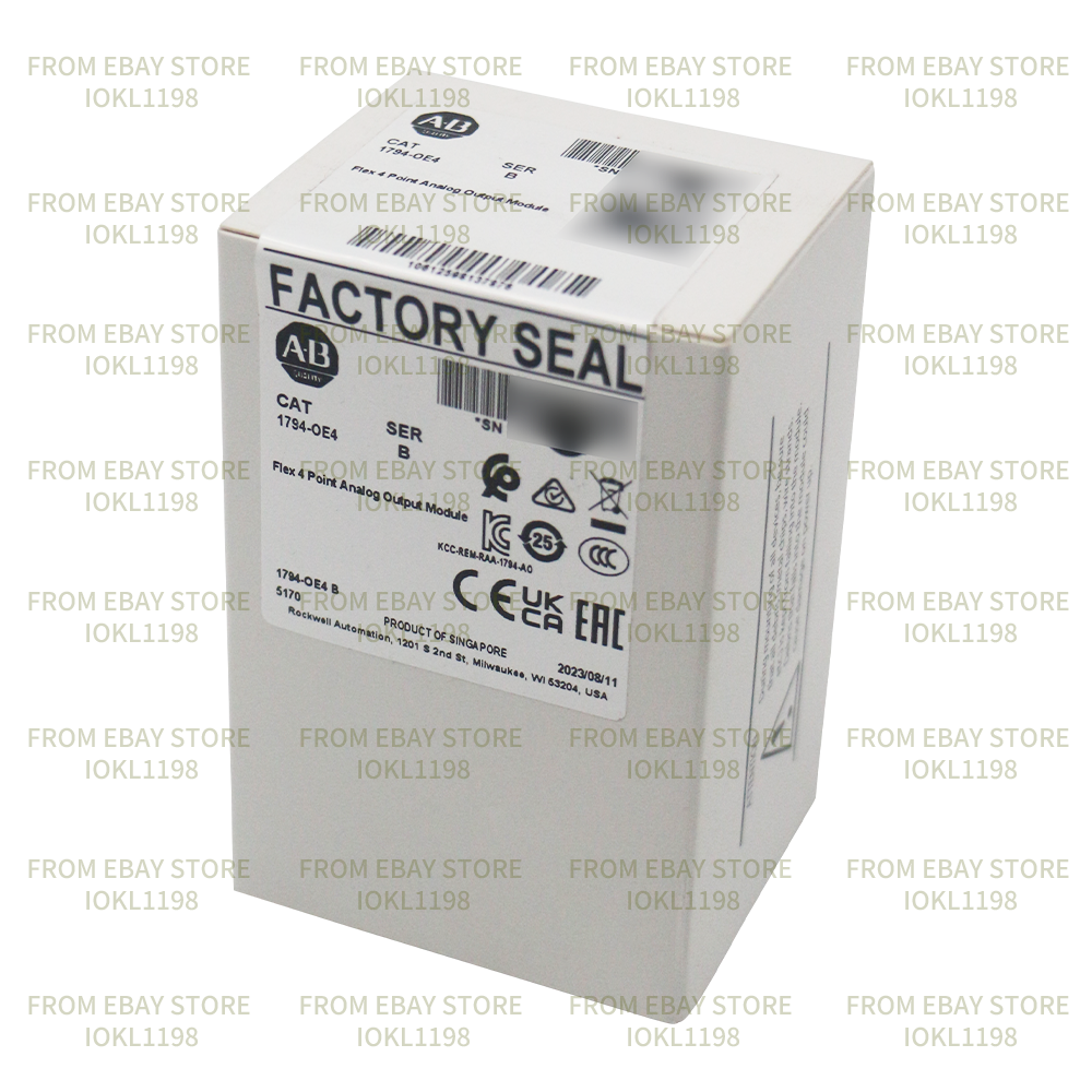 New 1794-OE4 Allen-Bradley 1794 Flex XT I/O System 4 Point Analog Output Module