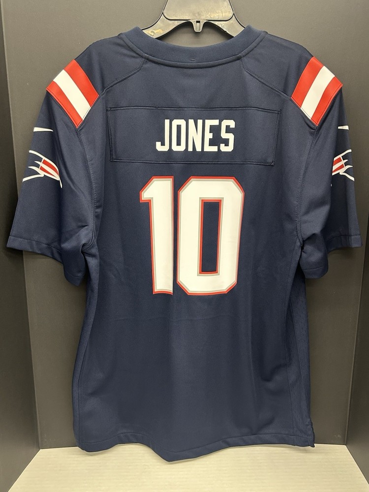 MAC JONES NEW ENGLAND PATRIOTS NIKE NFL YOUTH GAME JERSEY SIZE XL CLEARANCE SALE-image