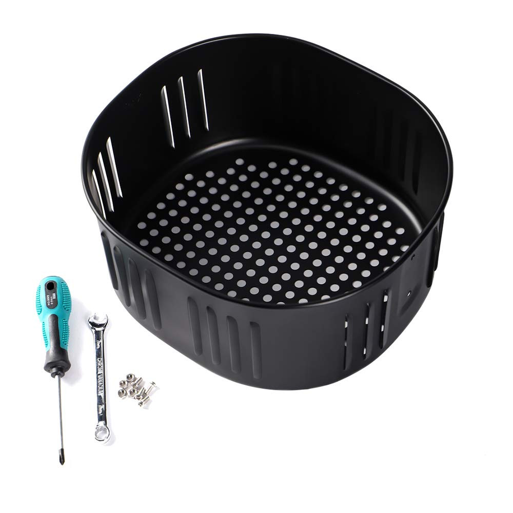 Air Fryer Basket for Power XL 5.3QT,Air Fryer Accessories for Gowise USA 5.8Q...