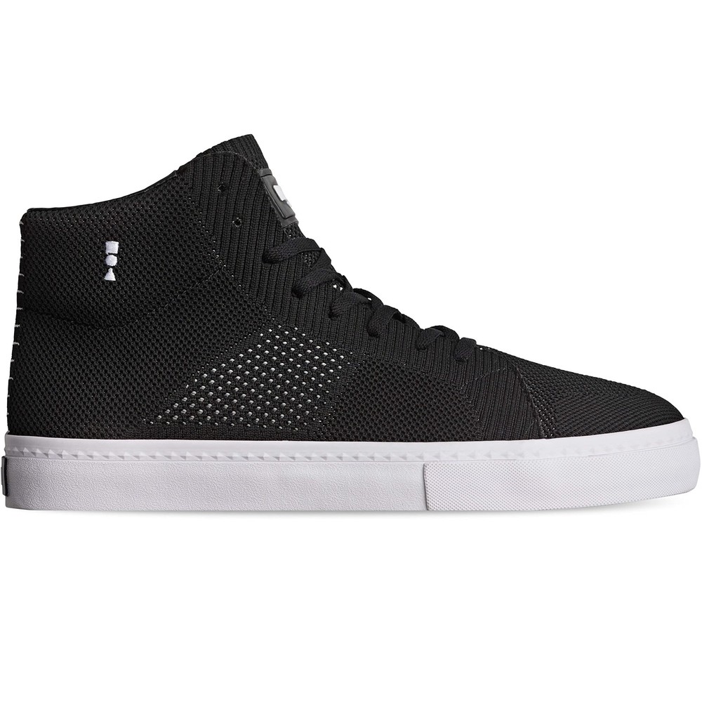 La Knit Black & White Sneakers Size 9 D Medium Width