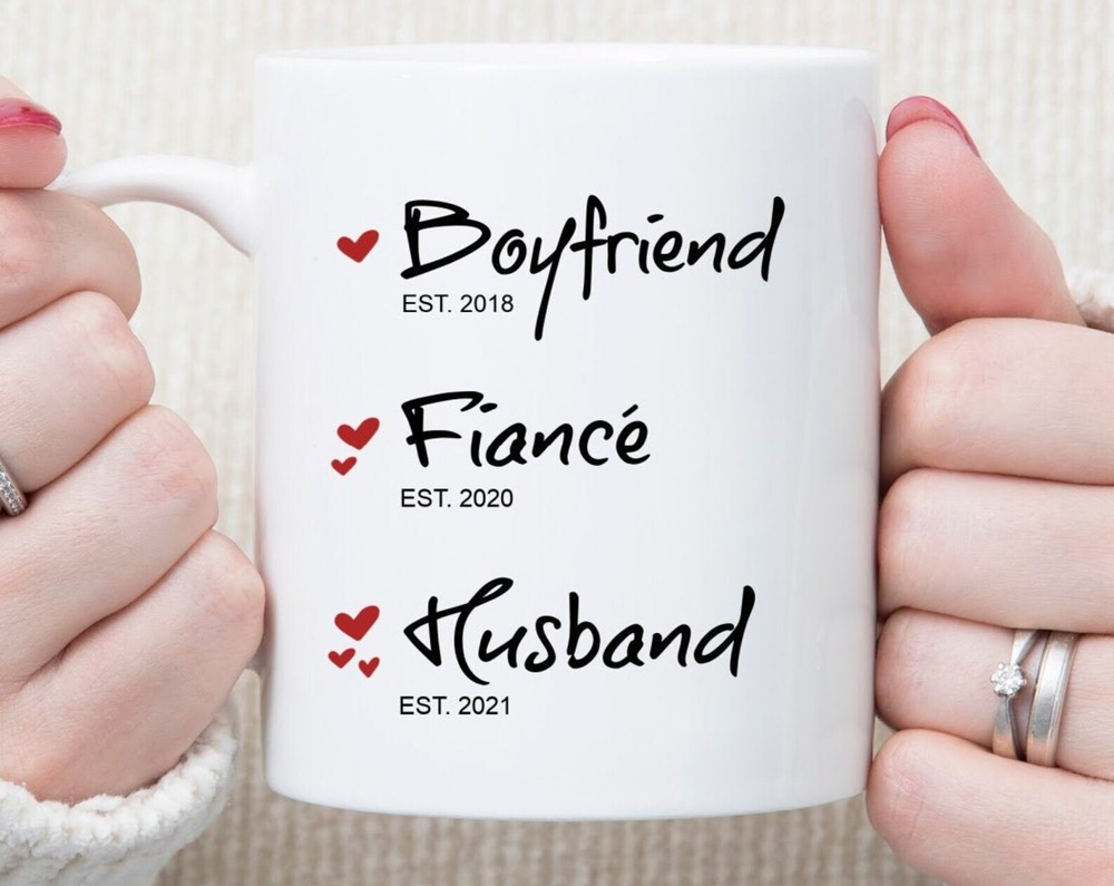 New Husband Gift Husband Mug Boyfreind To Fiance To Husband Personalized Gift