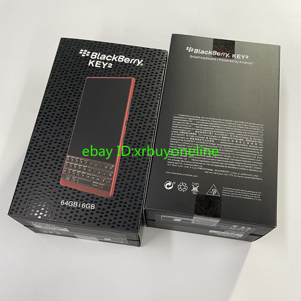 Blackberry Key2 64GB BBF100-1,BBF100-2,BBF100-6 Unlocked Smartphone-New Unopened