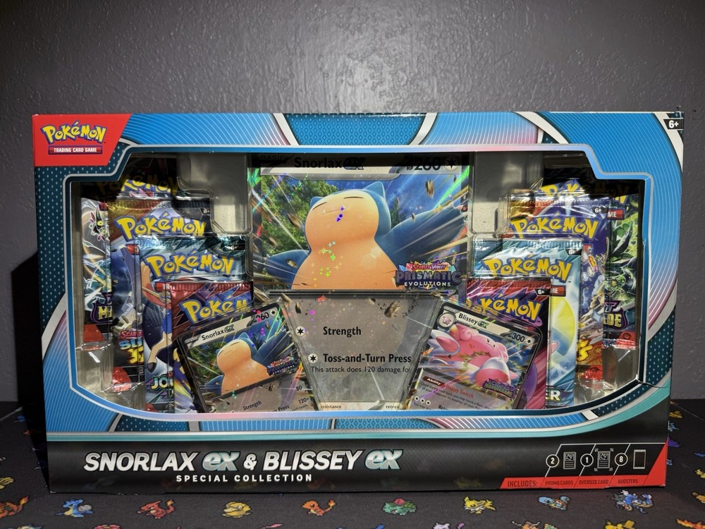 Pokemon TCG Snorlax ex and Blissey ex Special Collection Box - Destined Rivals