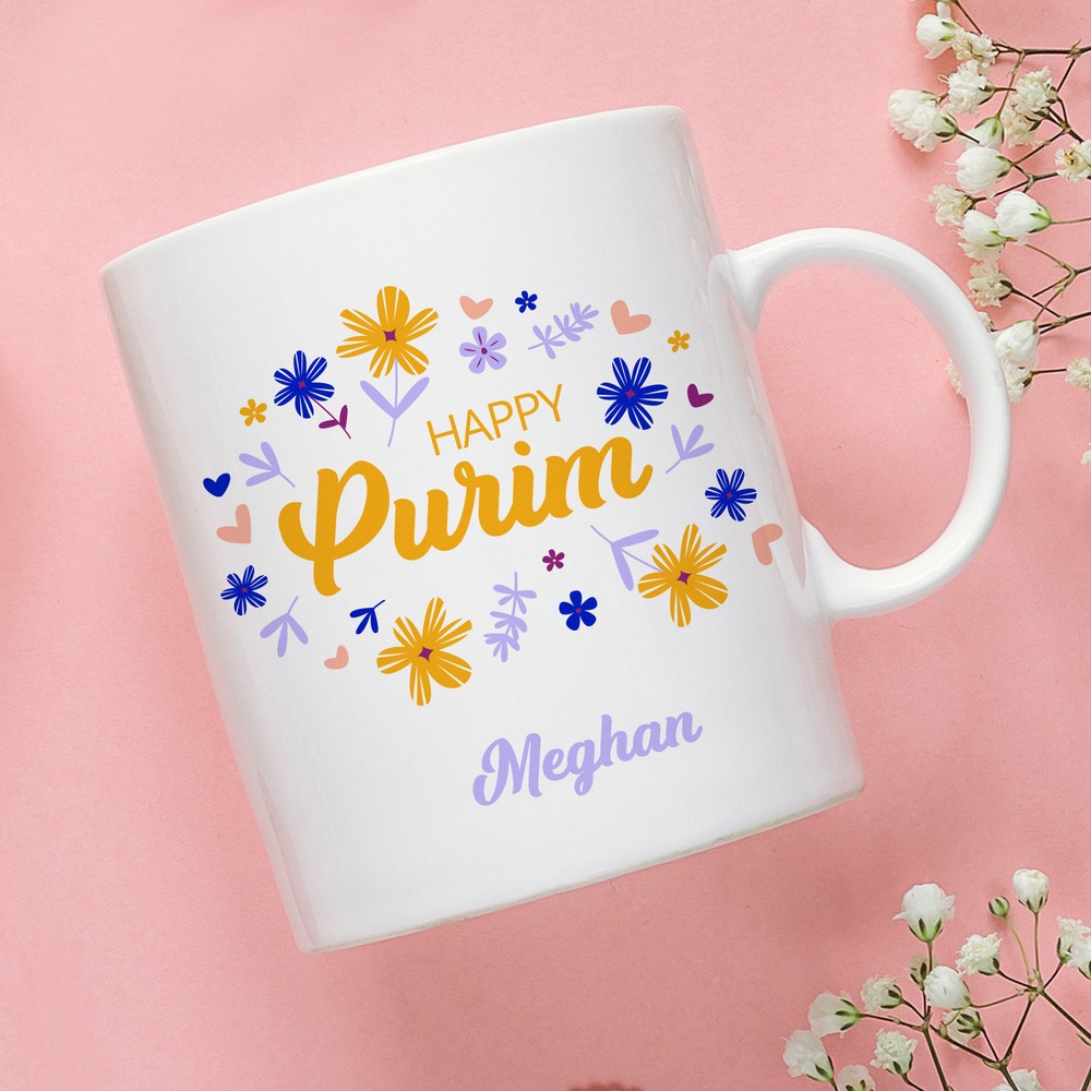 Purim Gift Box with Mishloach Manot Treats for a Festive Party Celebration