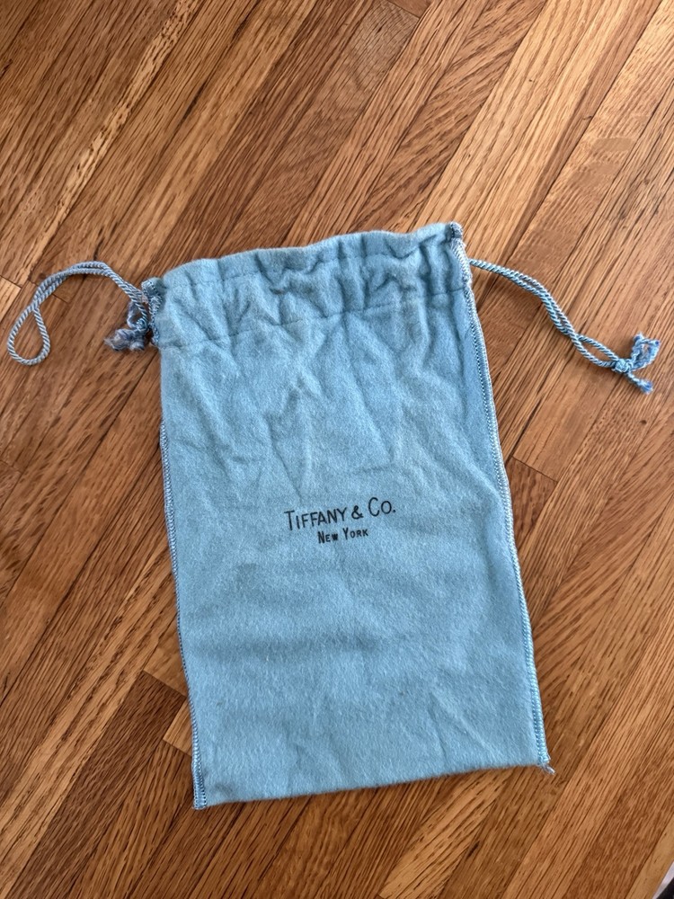 Tiffany & Co Blue Anti-Tarnish Drawstring Bag 9x6