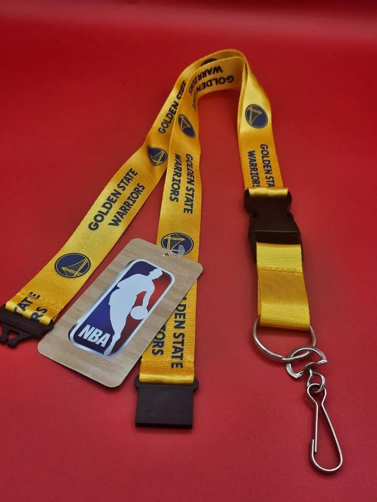 NBA SAN FRANCISCO GOLDEN STATE WARRIORS LICENSED KEYCHAIN LANYARD NEW WITH TAGS