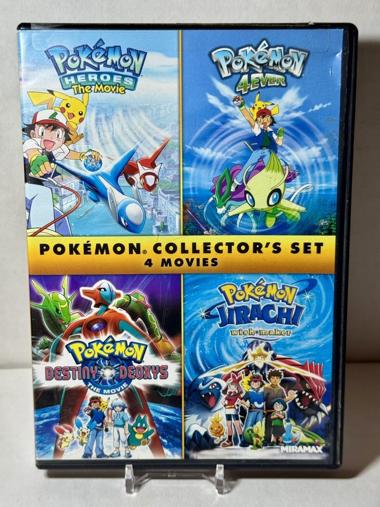 Pokemon Collectors Set: 4 Movies (DVD, 2015)