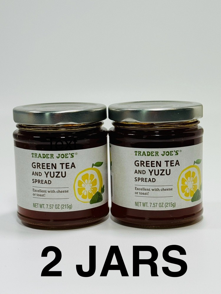 ➡️   2 Jars Trader Joe's Green Tea and Yuzu Spread Seasonal Limited Time New-image