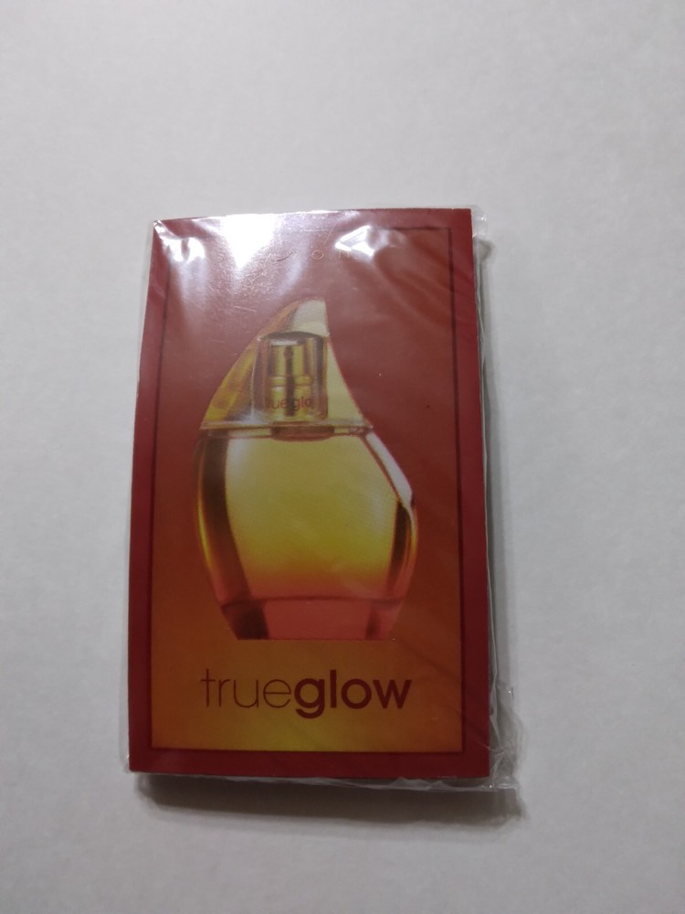 Lot of 10 - Avon TRUE GLOW Fragrance/ Perfume Sample Cards *RARE* NEW NIP