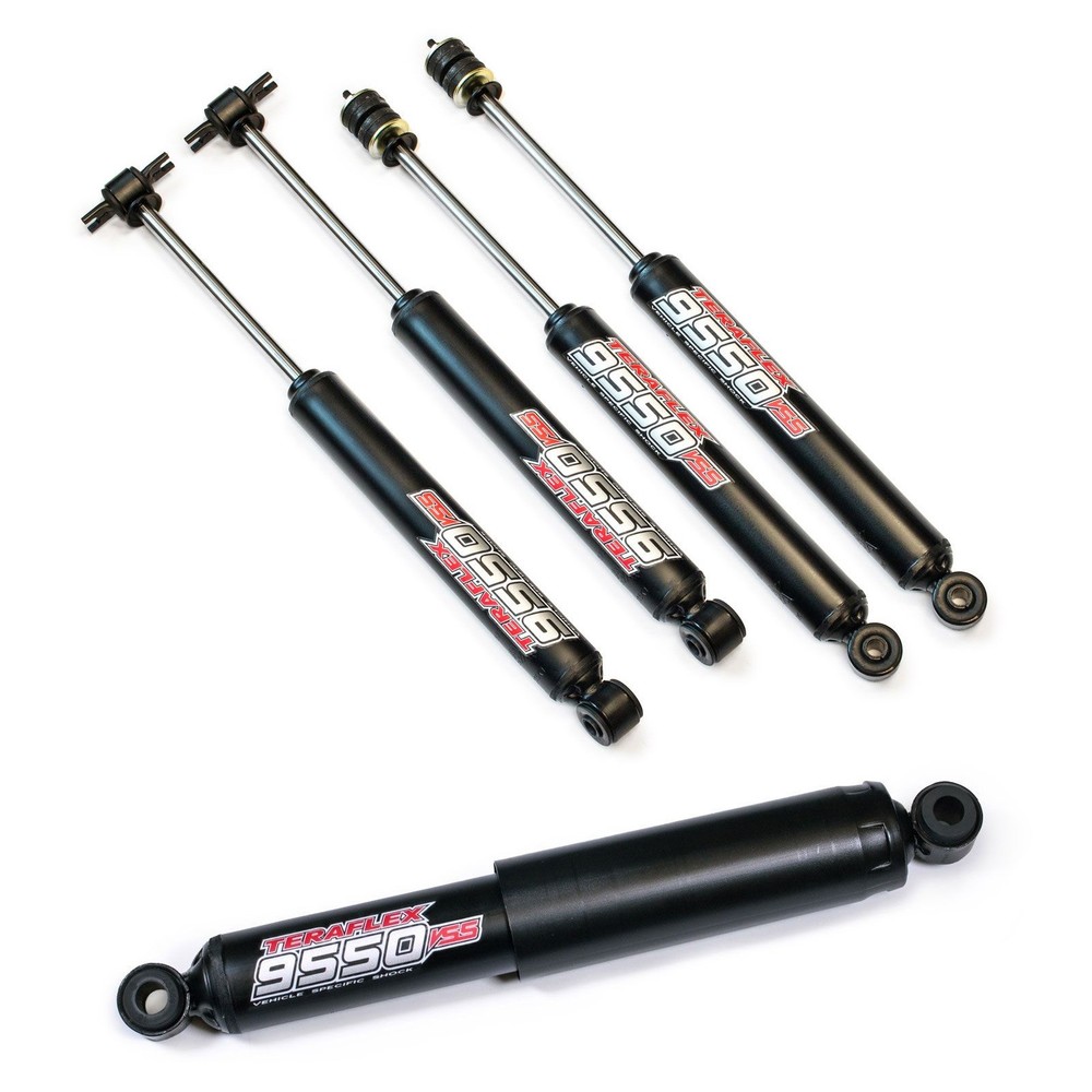 Teraflex 9550 VSS Shocks and Steering Stabilizer Kit for Jeep Wrangler